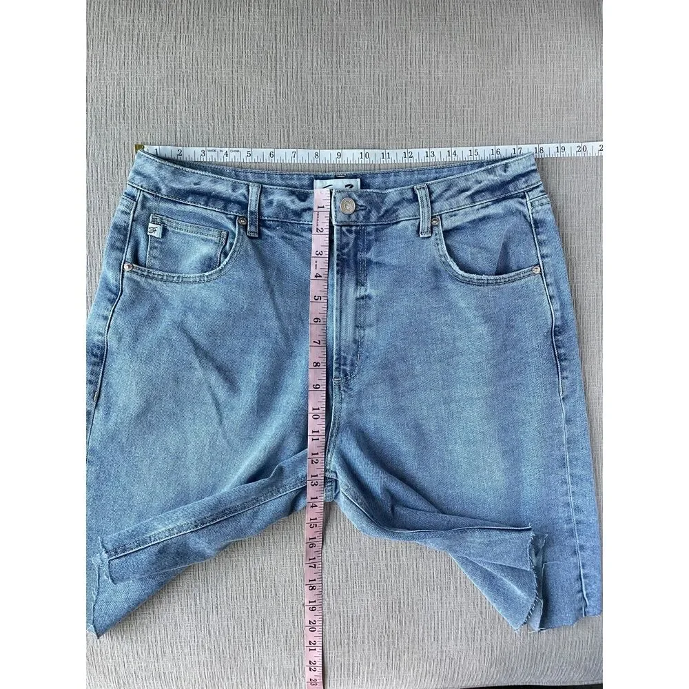Seven7 long baggy cut off denim shorts, size 14